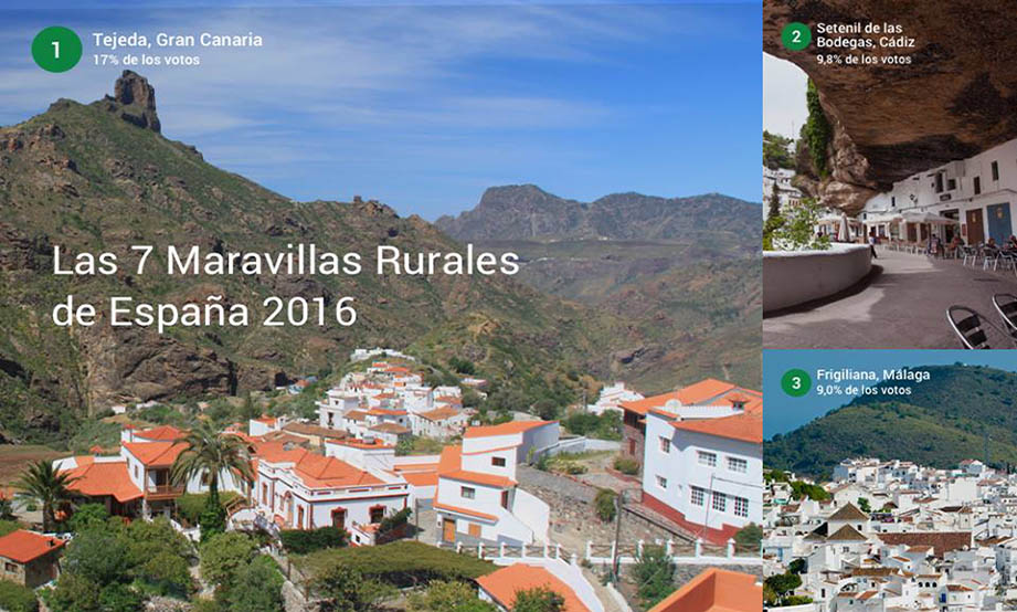 Frigiliana, tercer pueblo de las 7 maravillas rurales de España 2016