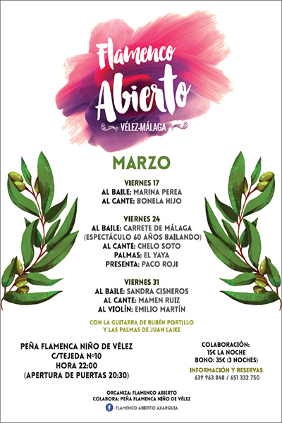 Flamenco Abierto Marzo